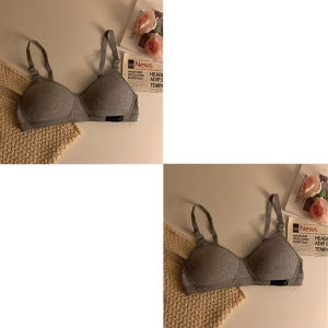 Mirabella Girls Wireless Bra Thin Cotton Without Steel Ring Push Up Bra for Teens Light Weight Invisible-Button Bras Breathable