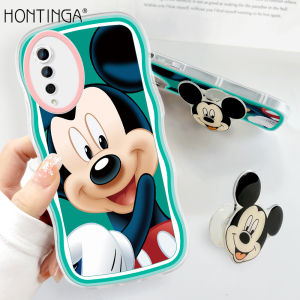 (Free Holder) Hontinga Casing Case For Huawei Mate 30 Pro Mate 20 Pro Honor 20 Honor 9X Pro V20 Mate20 Case Transparent Clear Cases Minnie Mickey Mouse Soft Silicone Full Shockproof Rubber Cases Back Cover Phone Casing Softcase For Girls