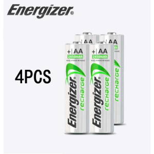 [100% Original] Energizer Rechargeable Battery AA 2450mAh AAA 900mAh High Capacity (4pcs / 8pcs Set) NiMH 1.2V Pre-Charged Accumulator with USB Smart Fast Charger for Xbox Controller Camera Flash Toy Microphone Remote (Rechargeable Baterya)