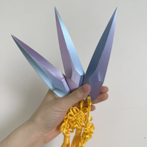 Demons Rumi Sword Cosplay Costume Accessories Hunter Zoey Lights Dart Weapons Props Party Glow in the Dark Party Supplies Gifts