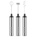 Rechargeable Three-Head Handheld Egg Beater Portable Household Mixer Kitchen DIY Baking  Electric Milk Frother. 