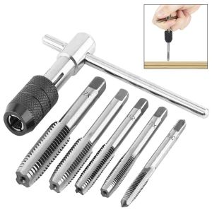 MOGEE - 6 cái Bộ máy khoan cờ lê chữ T  Bộ mũi khoan M3/M4/M5/M6/M8