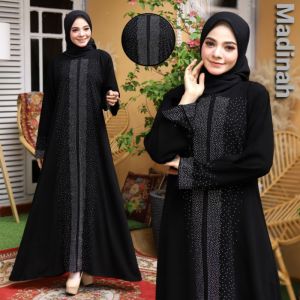 EXCLUSIVE ABAYA DUBAI MADINA BUSUI BORDIR