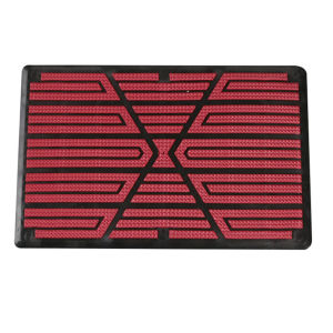 Car Foot Mat Wear-resistant Pedal Stainless Steel Thickened Foot Board Main Cab Protection Mat Non-slip Repair Piece Auto Access Universal Black PVC Car Floor Carpet Pad Heel Foot Mat Pedal Patch Cover 23x15cm Car Foot Pad Car Mat