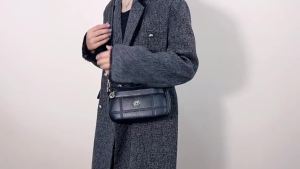 Womens handbag high-end soft leather versatile Korean style 2025 New style shoulder bag for middle-aged women large capacity crossbody bag