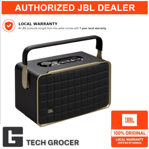 JBL Authentics 300 Wireless Home Speaker with Wi-Fi Bluetooth and Voice Assistants with Retro Design