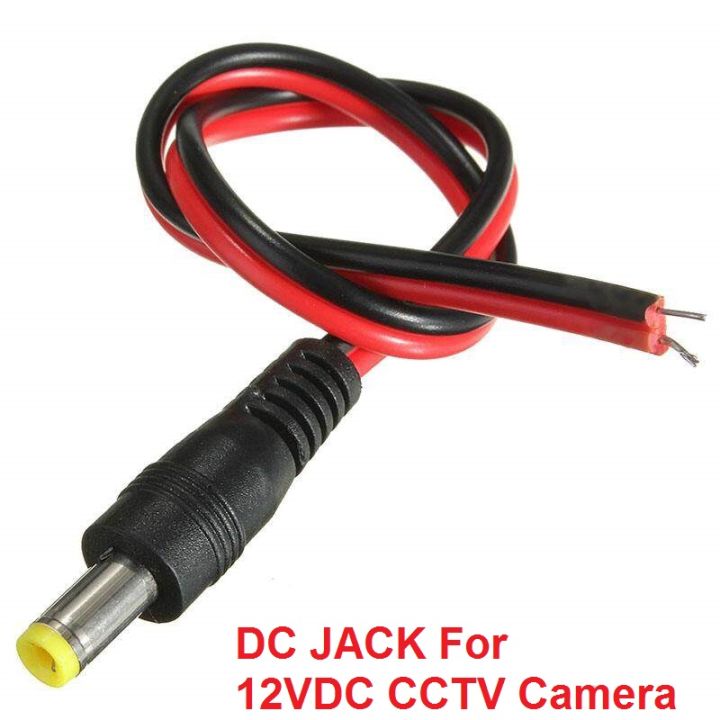 12V Male DC Power Plug Jack Adapter Connector 5.5*2.1mm For CCTV Camera Bnc Cctv Connectors