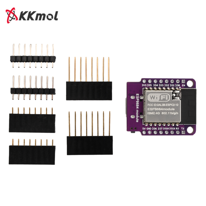 KKmol Wemos D1 Mini ESP8266 ESP32 ESP32-C2 Devkit Serial WiFi+Bluetooth ...