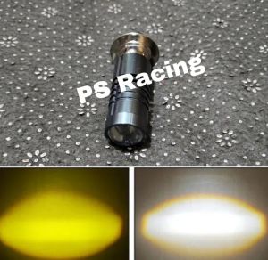 Lampu Utama LED H6 Laser Demon EYES Jauh Dekat plus senja biru merah AC DC