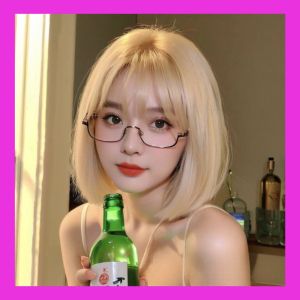 TẶNG LƯỚI - Tóc giả nữ nguyên đầu ngắn cúp dễ thương - TG53