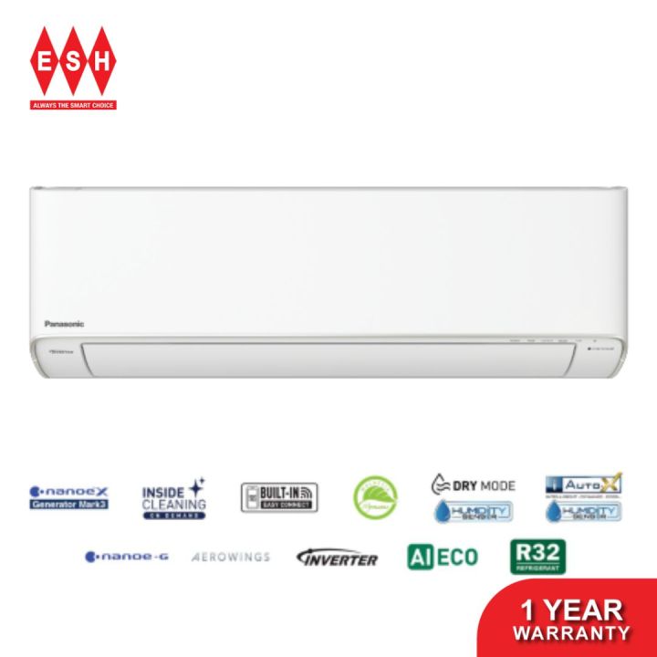 Panasonic 1.0HP XPremium Inverter Single Split Wall Mount Air