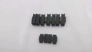 Spring pipeline waterproof magnetic knitting brooch connector with screw holes white DC socket 5V 6P 7P 9P 10P 11P 12P 13P