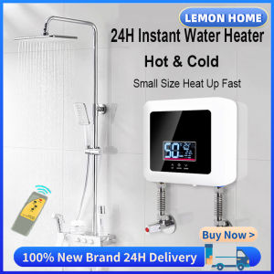Electric Instant Water Heater with LCD Display Screen and Remote Control 7500W Shower Heater For Bathroom and Kitchen