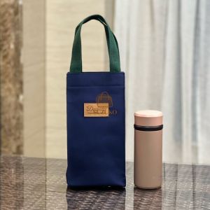 Túi đựng bình nước BASIC Túi vải Canvas xách tay đựng bình cốc nước ô dù đi làm đi học văn phòng TZ11