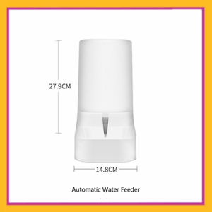 (2 in 1/set) Pet Dog Cat Automatic Feeder Bowl Drinker Water Dispenser