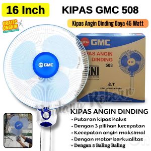 Kipas Angin Dinding Gantung 16 in / Tornado Wall Fan 16 inch GMC 508 - Kipas Angin Dinding gmc / KIPAS DINGDING / KIPAS TEMBOK / KIPAS MURAH TERLARIS