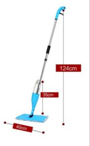 Washable Microfiber Clean Spray Mop / 2pcs Replacement Microfiber Pad