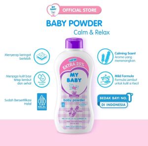 My Baby Powder 100gr+25gr - Bedak Bayi All Varian