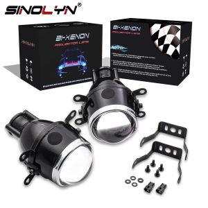 Car/Motorcycle HID Fog Lights Bi-xenon Projector Lens Waterproof High Low Lights 2.5 Universal H11 HID Accessories Retrofit DIY
