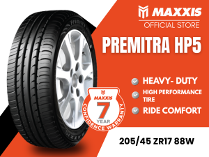 MAXXIS 205/45 ZR17 88W PREMITRA HP5 TL Ultra High-Performance Tire - Speed Rated Sport Sedan Tire