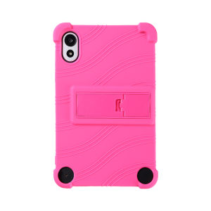 Silicon mềm thời trang Trường hợp đối với techlife Pad Lite 8.0 inch góc dày vỏ lưng chống sốc chống trượt kết cấu giá có điều chỉnh dưới tản nhiệt cho techlife Pad Lite 8.0