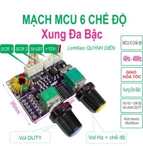 Mạch MCU 6 chế độ xung đa bậc mẫu NEW - Linh Kiện điện tử QUỲNH DIỄN