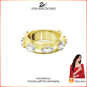 ♈ Swarovski ♈ Nhẫn thời trang nữ Mạ vàng cắt hỗn hợp nhẫn Dextera kim cương trắng Quà tặng ngày lễ tình nhân Quà tặng sinh nhật