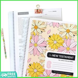 【New Arrival】 Bible Study Journal in Spiral Format 52 Weeks for Daily Scripture and Faith Practice