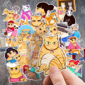 Combo 100 sticker mèo Mỹ Diệu bầy hầy decal siêu dễ thương hot trend hình dán chất liệu chống thấm nước. 