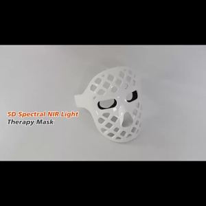 LED Light Therapy Face Mask Silicone Phototherapy Skin Rejuvenation Device for Home Use