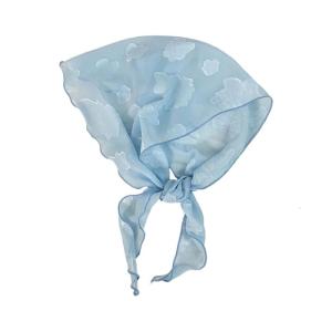 Summer Lace Scarf For Women Stylish Triangular Accessory Breathable Foldable Design For Travel & Daily Use