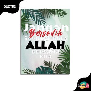 TENNESY HIASAN DINDING QUOTE KALIMAT MOTIVASI 15x20CM WALL DECOR PAJANGAN DEKORASI KAMAR RUMAH