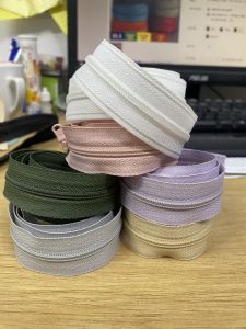 5-10mét dây kéo #3 may vỏ gối may túi ví kèm đầu khóa