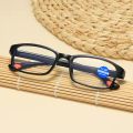 HD anti-blue light anti-fatigue reading glasses for men and women fashion ultra-light portable reading glasses for the elderly. 