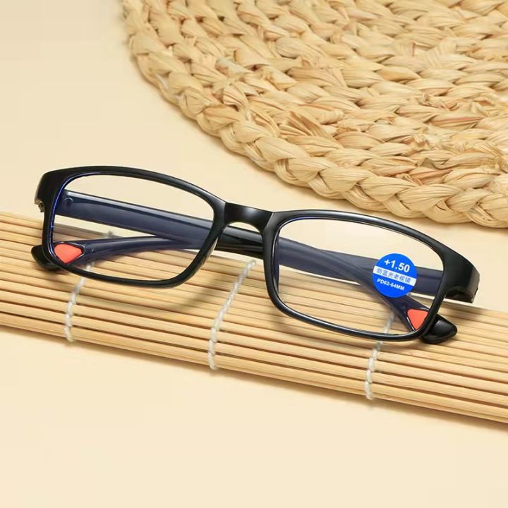 Hd Anti Blue Light Anti Fatigue Reading Glasses For Men And Women Fashion Ultra Light Portable 4469