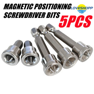 5pcs Plasterboard With Hexagonal Handle Positioning Bit Woodworking Screw Positioning Bit Plasterboard Screwdriver