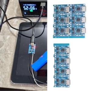 10pcs Lithiums Chargers Modules Type C Input Type C Charging Board Simple to Operate for Project