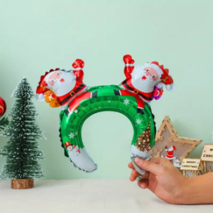 Balon Bando Natal Merry Christmas Snowman Dekorasi Natal