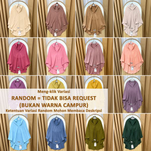 𝐉𝐀𝐂𝐄 - JILBAB HIJAB BERGO NON PET SEGITIGA INSTAN DAILY Jersey Tanpa Pad CLARA Premium