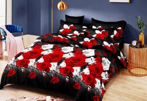 Seprei Motif Bunga Mawar Shaby Seprai 180x200 160x200 120x200. Promo Murah.