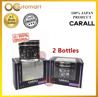 2x Carall Regalia Enrich 1386 Car Air Freshener Perfume Purple Velvet Musk