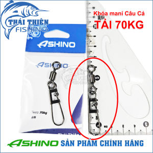 Khóa Link Câu Cá Ashino Rolling Swivel Vỉ 2 Cái Chuyên Dùng Câu Cá Tra Các Loại Cá Lớn