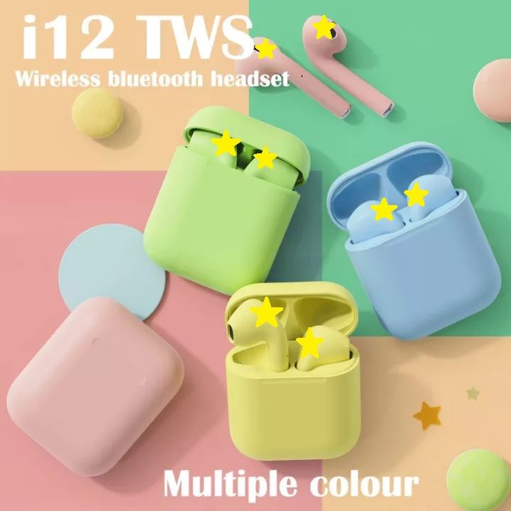 Tai Nghe Bluetooth I12 I12s Tws Airpods Inpods Tws I12s Earbuds