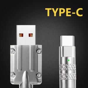 Kabel Data 120Watt Fast Charging For Android Iphone Cable Data Micro Type C IOS Super Charging AH105