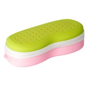 SWEET TIM กลวง กระเป๋าใส่แว่นตาว่ายน้ำ พร้อมรูอากาศ ซิลิโคนอ่อนนุ่ม กล่องเก็บแว่นตาว่ายน้ำ หลากสี แบบพกพา กระเป๋าป้องกันแว่นตาว่ายน้ำ ของใช้สำหรับว่ายน้ำ