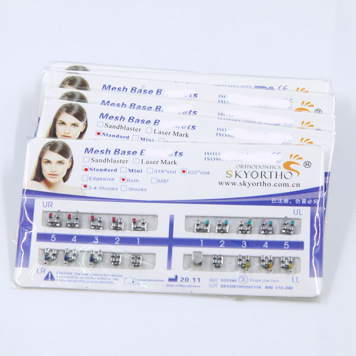 Staffe Ortodontiche Metalliche AZDENT – Mini Roth Bracket – Uso Dentistico - Foto 4
