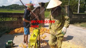 Máy tách hạt ngô trung