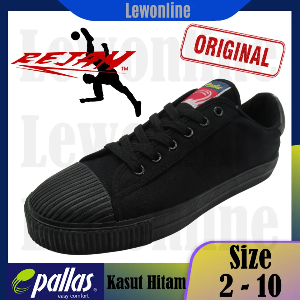 PALLAS REJAM SEPAK TAKRAW SHOES LO CUT SHOE LACE RJ07001BK BLACK