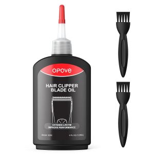 Dầu bôi trơn lưỡi tông đơ Opove Premium dùng cho tông đơ máy tỉa lông máy cắt tỉa giúp chống gỉ sét dung tích 405oz/120ml 1 hộp kèm theo cọ vệ sinh.