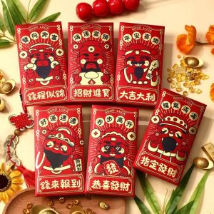 Elloise Angpao Imlek Pendek Snake  Ular 2025 Tebaru 6pcs amplop tahun baru Angpau Sanggit Wedding EA125 Tahun Lunar /amplop/angpao ular 2025/angpao imlek 2025